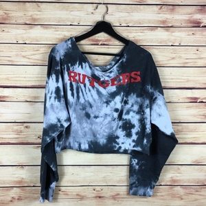 Victoria’s Secret Pink Rutgers Crop Sweatshirt